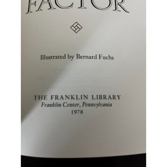 The Human Factor by Graham Greene 1978 Leather Limited First Edition Franklin - Picture 7 of 9